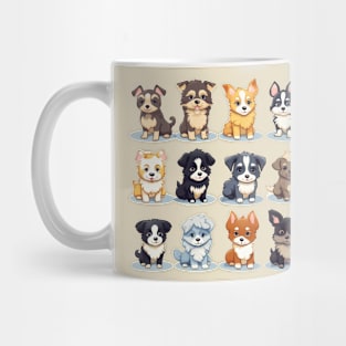 12 cute doggies Mug